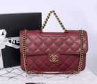 Chanel Flap Shoulder Bag Original leather A27509 Claret A27509