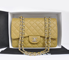 Chanel Jumbo Classic Original Lambskin leather Flap Bag A36076 Army Green A36076