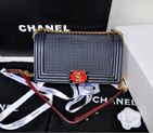 Chanel Le Boy 2014 Flap Shoulder Bag in Original Calf Leather A5626 Gary A5626