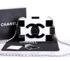 Chanel Lego Clutch A37010 White&Black A37010