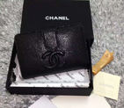 Chanel Matelasse Bi-Fold Wallet Caviar Leather A50073 Black A50073