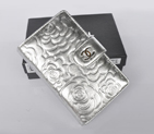 Chanel Matelasse Bi-Fold Wallet Sheepskin Leather C092 Silver C092