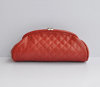 Chanel Mini Clutch Bag Caviar Leather A35487 Claret A35487