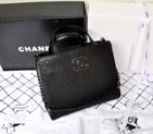 Chanel Original Caviar Leather Tote Bag A1236 Black A1236