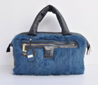 Chanel Rabbit Hair Flap Bag A49671 Royalblue A49671