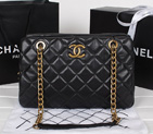 Chanel Sheepskin Leather Shoulder Bag A67245 Black A67245