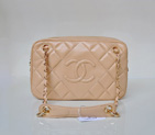 Chanel Sheepskin Leather Shoulder Bag A67751 Apricot A67751