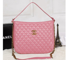 Chanel Sheepskin Leather tote shoulder Bag A2238 Cherry pink A2238