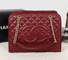 Chanel Shopping Bag Calfskin Leather A52248 Burgundy A52248