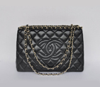 Chanel Shopping Bag Sheepskin Leather A30177 black A30177