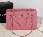 Chanel Shopping Bag Sheepskin Leather A52231 Pink A52231