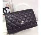Chanel WOC mini Flap Bag Black Original Caviar leather A33808 A33808
