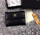 Chanel coin pocket Lambskin Leather A50088 Black A50088