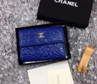 Chanel coin pocket Lambskin Leather A50088 Blue A50088
