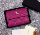 Chanel coin pocket Lambskin Leather A50088 Rose A50088