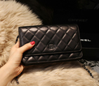 Chanel mini Flap Bag A31157 Black Original Sheepskin Leather A31157
