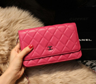 Chanel mini Flap Bag A31157 Rose Original Sheepskin Leather A31157