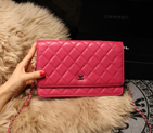 Chanel mini Flap Bag A31158 Rose Original Sheepskin Leather A31158