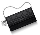 Dior Rendez-Vous wallet in black lambskin