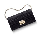 Dior Rendez-Vous wallet in black lambskin