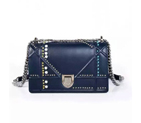 Diorama flap bag in Royalblue Original Leather