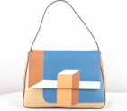 Fendi Multicolour Baguette Shoudler Bag 8BR600 SkyBlue
