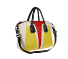 Givenchy Small Antigona Bag Smooth Leather 6362 Yellow&White&Red 6362