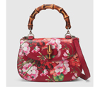 Gucci Bamboo Classic Blooms top handle  409398 CWB1N 6469