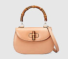 Gucci Bamboo Classic leather top handle 409398 ARU0N 5726
