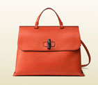 Gucci Bamboo daily leather top handle bag