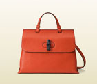 Gucci Bamboo daily leather top handle bag