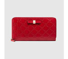 Gucci Bow leather GG zip around wallet 388680 CWC1G 6433