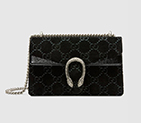 Gucci Dionysus GG velvet small shoulder bag 400249 9JTIB 1000