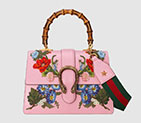 Gucci Dionysus embroidered leather top handle bag 448075 DYWTT 8303