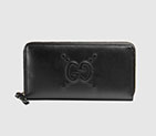 Gucci Embossed GG zip around wallet 453393 DTDAG 1000
