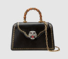 Gucci Frame print leather top handle bag 495881 DT98X 8556