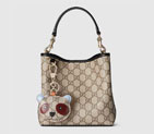 Gucci GG EMBLEM MINI BUCKET BAG 815118 FAD6L 9741 815118