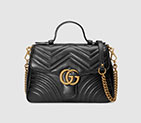 Gucci GG Marmont matelasse top handle bag 498110 DTDIT 1000