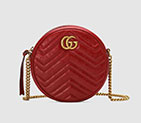 Gucci GG Marmont mini round shoulder bag 550154 0OLET 6438 550154