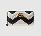 Gucci GG Marmont zip around wallet 443123 DRWRT 1089
