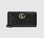 Gucci GG Marmont zip around wallet 443123 DSVST 9094