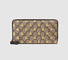 Gucci GG Supreme bees zip around wallet 410102 9F26G 8319
