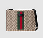 Gucci GG Supreme messenger with Web 429004 KHN4N 9678