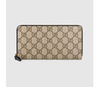 Gucci GG Supreme zip around wallet 410102 KHNKG 9769