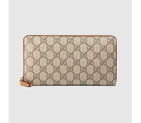 Gucci GG Supreme zip around wallet 410103 KLQHG 8526