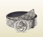 Gucci GG plus belt with interlocking G buckle 114984 KGD1R 4075
