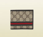 Gucci GG supreme canvas bi-fold wallet 295419 KGD8R 9791