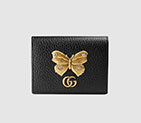 Gucci Leather card case with butterfly 499361 CAOGT 1081