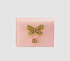 Gucci Leather card case with butterfly 499361 CAOGT 5969