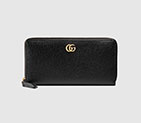 Gucci Leather zip around wallet 456117 CAO0G 1000